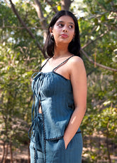 Teal Whisper Top