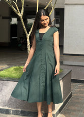 Emerald Bloom Dress