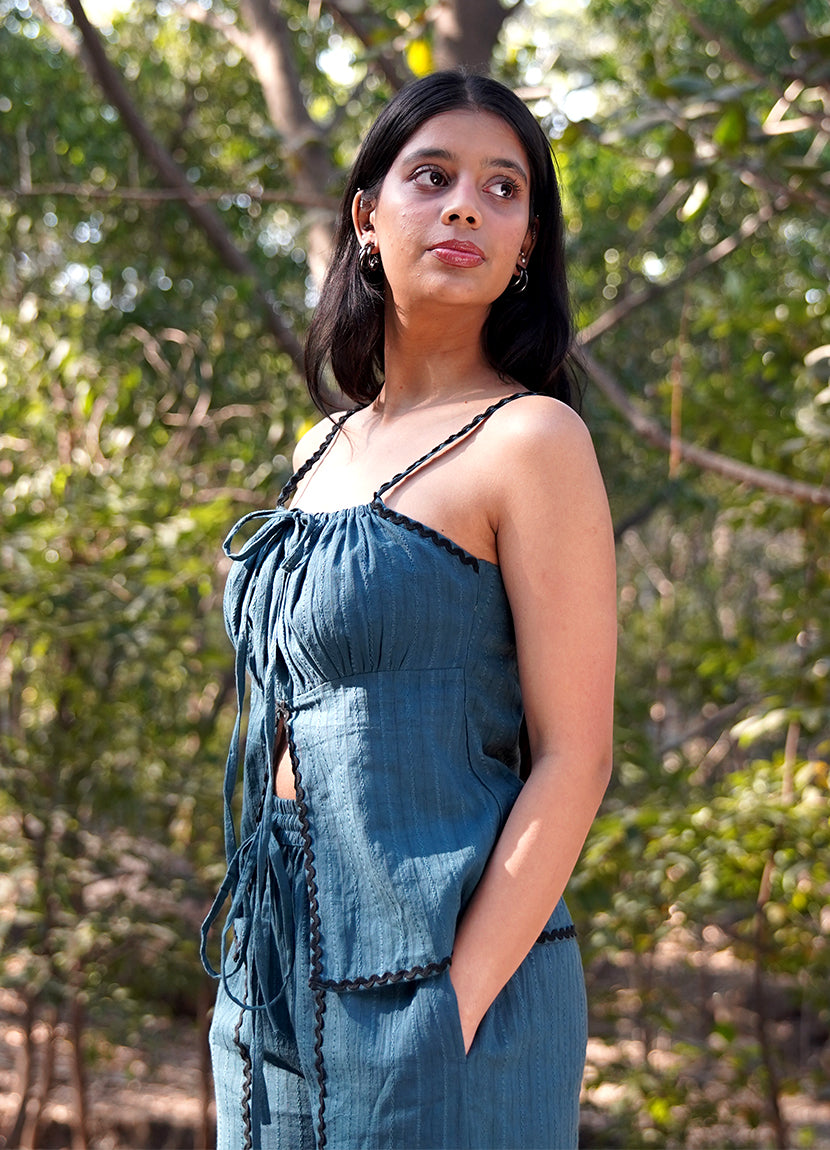 Teal Whisper Top