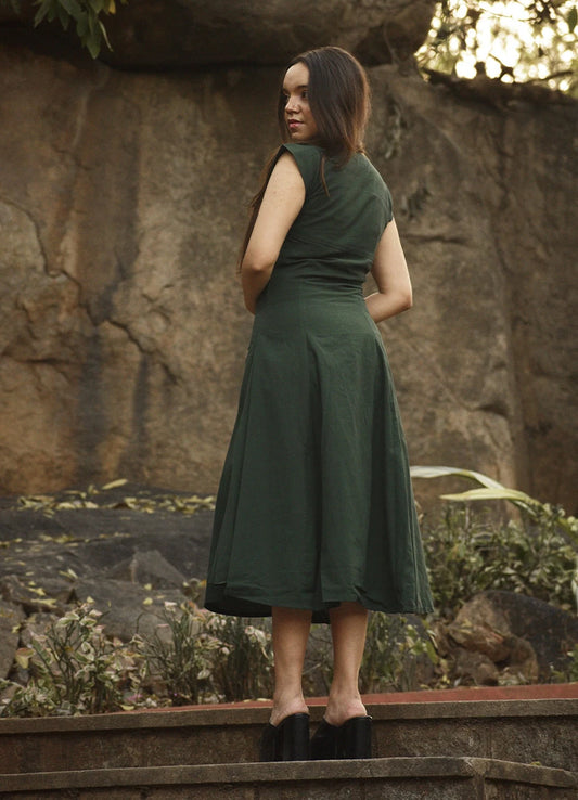 Emerald Bloom Dress