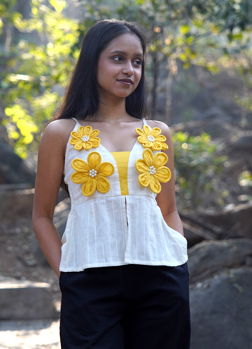 Sunny Bloom Top